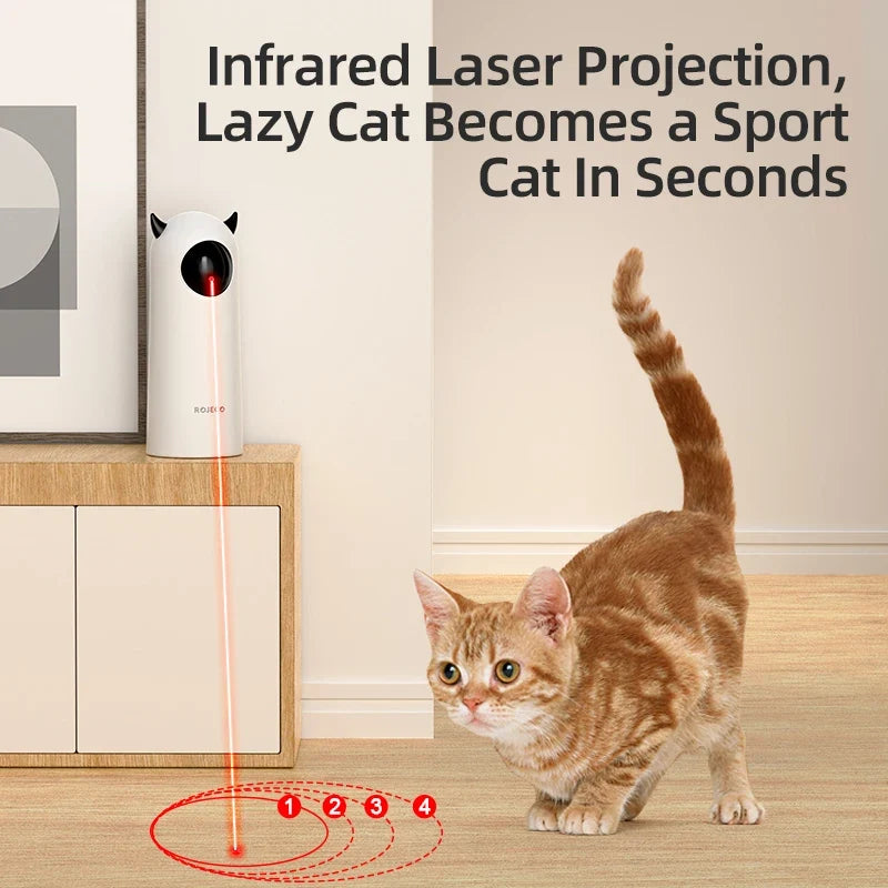 Automatic Laser Pointer Cat Toy – Interactive Smart Play for Cats