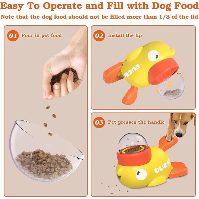 Wobble Treat Dispenser Toy – Interactive Slow Feeder for Dogs & Cats