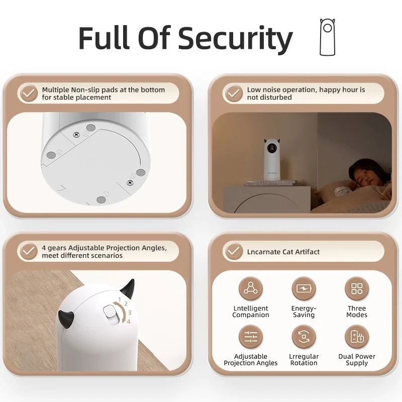 Automatic Laser Pointer Cat Toy – Interactive Smart Play for Cats